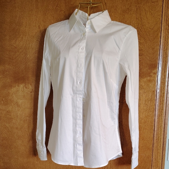 Banana Republic Tailored Classic White Button-Up Shirt - Picture 1 of 8